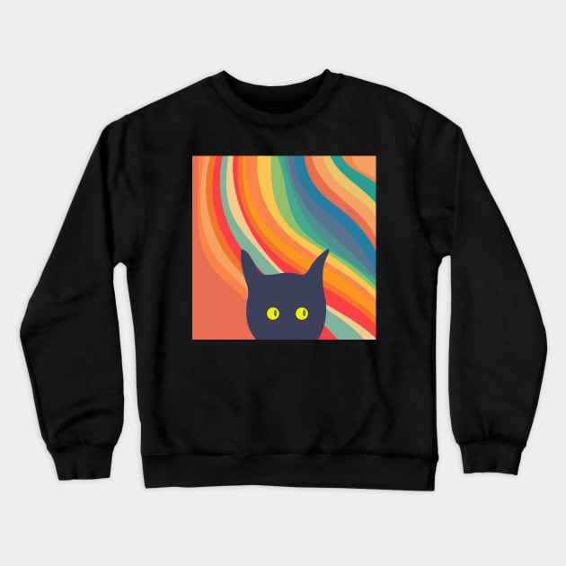 Stalking Cats Crewneck Sweatshirt by ayuniengtyas